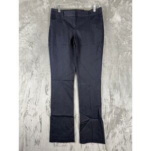 Express Columnist Barely Boot Low Rise Pants Women Size 2R Dark Wash Denim